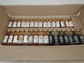 Fifteen Conissours Choice Single Malt Whisky Miniatures including 1974 Banff, 1974 Coa Isla, 1968