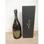 A bottle of Dom Perignon Vintage 1973 Champagne, 12.5% vol, 750ml, in 1998 packaging and box