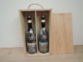 A two bottle set, Marsovin Limited Edition, 1919 Malta D.O.K Superior 2012, 14% vol, 75cl and 1919