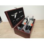 A Two bottle set of Magnvs, Montekristo Vineyard Malta Red Wine, 2005 numbered 00140, 2004