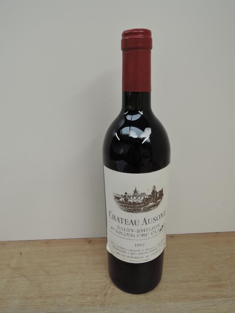 A bottle of Chateau Ausone 1982 Saint-Emilion 1st Grand Cru Classe, no strength stated, 750ml