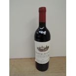 A bottle of Chateau Ausone 1982 Saint-Emilion 1st Grand Cru Classe, no strength stated, 750ml