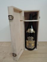 A bottle of La Valette Vin Rouge, Malta, Cabernet Sauvignon 2005, Marsovin Vinery, 40th Anniversary,