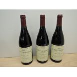 Three bottles of Gevrey-Chambertin 1999 Mes Favorites, Appellation Gevrey-Chambertin Controlee