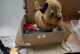A Modern Toys TM battery operated Whine Whine Walking Puppy, in original box