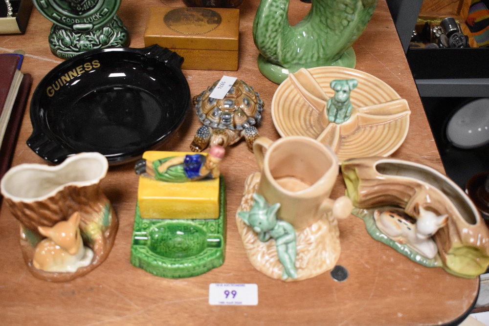 A selection of vintage ceramics, including Hornsea Pottery posy vases, Sylvac ashtray and vase, - Image 2 of 3