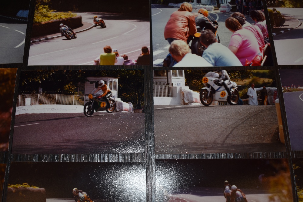 A collection of 19 early 1980s photographs, of Isle of man TT and Manx grand prix racing interest, - Image 4 of 5