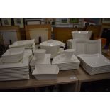 A large collection of Villeroy & Boch 'Wave' dinnerware (approximately 60 pieces) including tureens,