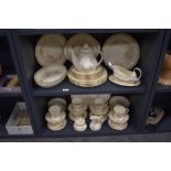 A quantity of Royal Doulton The Romance Collection Lisette patterned tableware