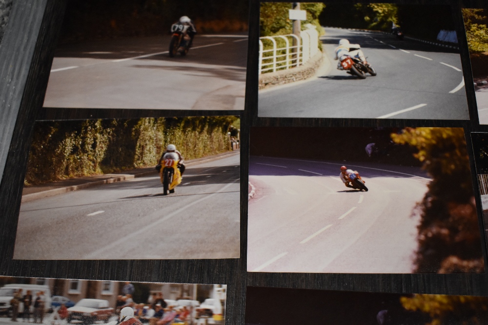 A collection of 19 early 1980s photographs, of Isle of man TT and Manx grand prix racing interest, - Image 5 of 5