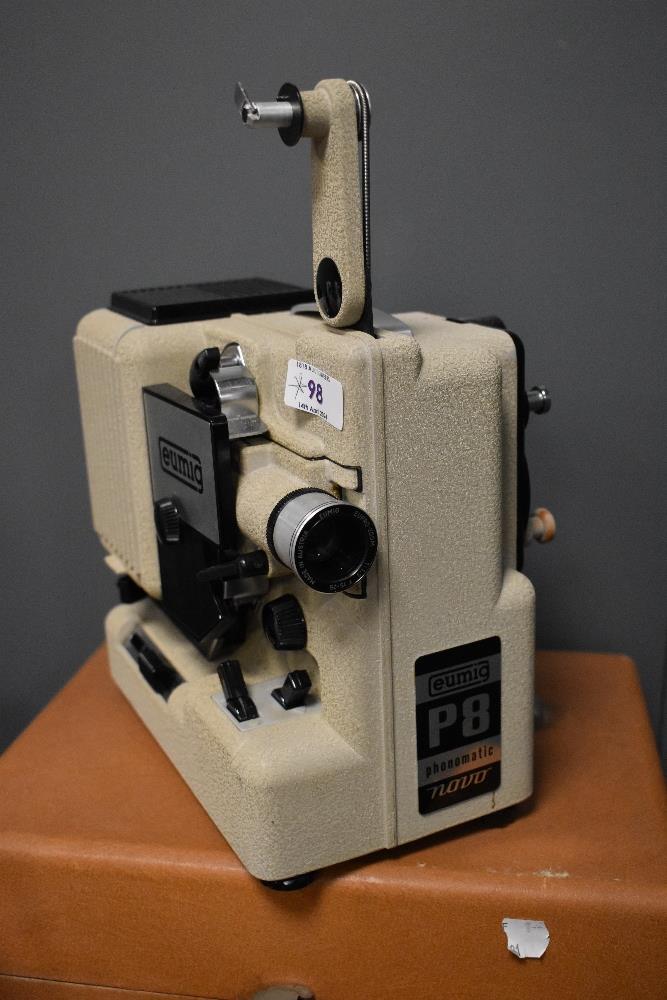 A vintage Eumig P8 projector with case. - Image 2 of 2