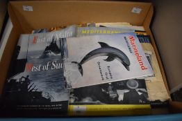 An assorted selection of ephemera including local interest Marineland Morecambe pamphlet and