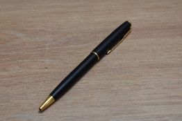 A Parker Sonnet ballpoint pen in matt black