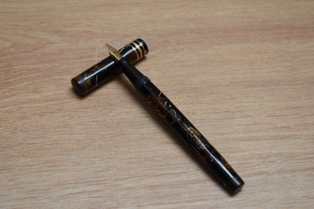 A Mabie Todd & Co Swan L245/47 leverless twist fill fountain pen and Fyne Point propelling pencil - Image 2 of 3