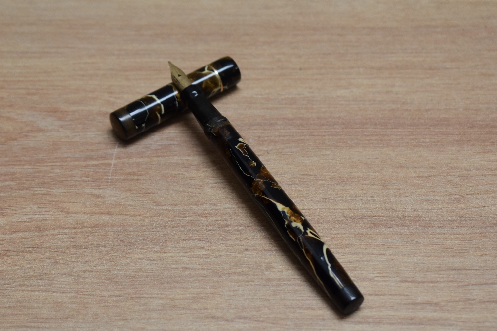 A Mabie Todd & Co Swan 205/47 leverless twist fill fountain pen and Fyne Point propelling pencil set - Image 2 of 3