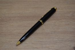 A Pelikan ballpoint pen in black