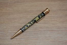 A Parker Duofols Senior propelling pencil in pearl and black