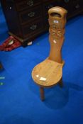 A traditional spinning chair