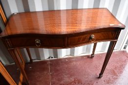 A reproduction Regency console table, width approx. 108cm