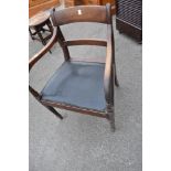 A Victorian mahogany carver chair