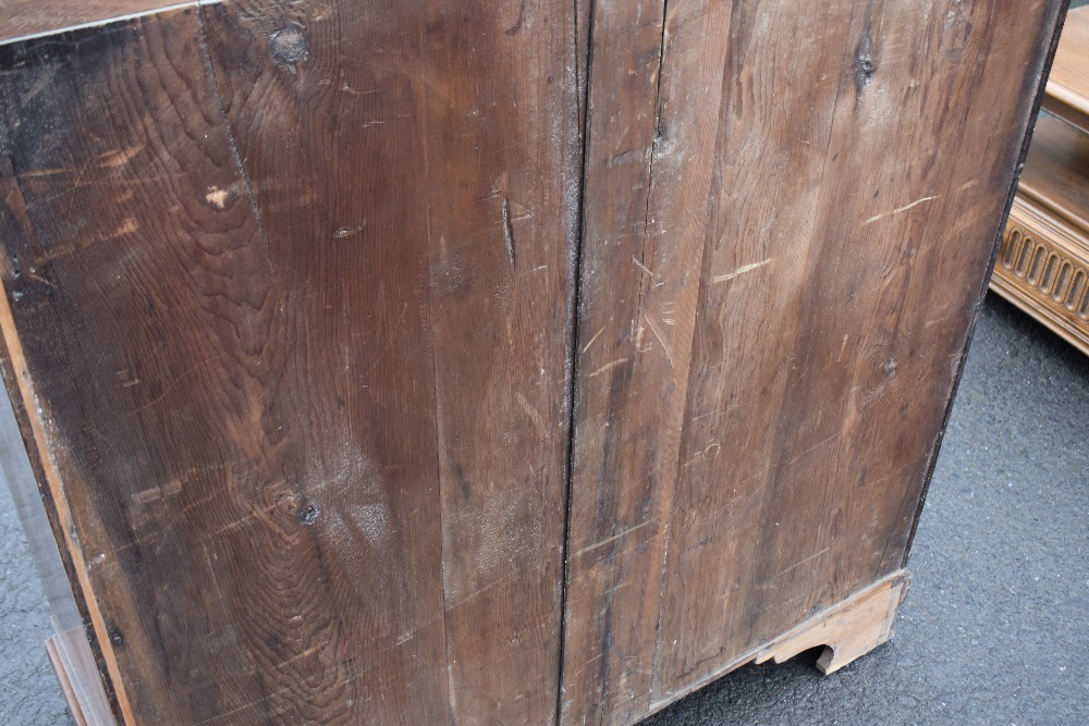 A 19th Century mahogany chest of two over three drawers, with bow front and Regency style brass - Image 2 of 3