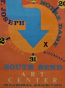 20th Century, coloured lithograph, Robert Indiana (1928-2018, American) - South Bend Art Center