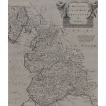 *Local Interest - After Robert Morden (1650-1703, British cartographer), antiquarian map, 'The