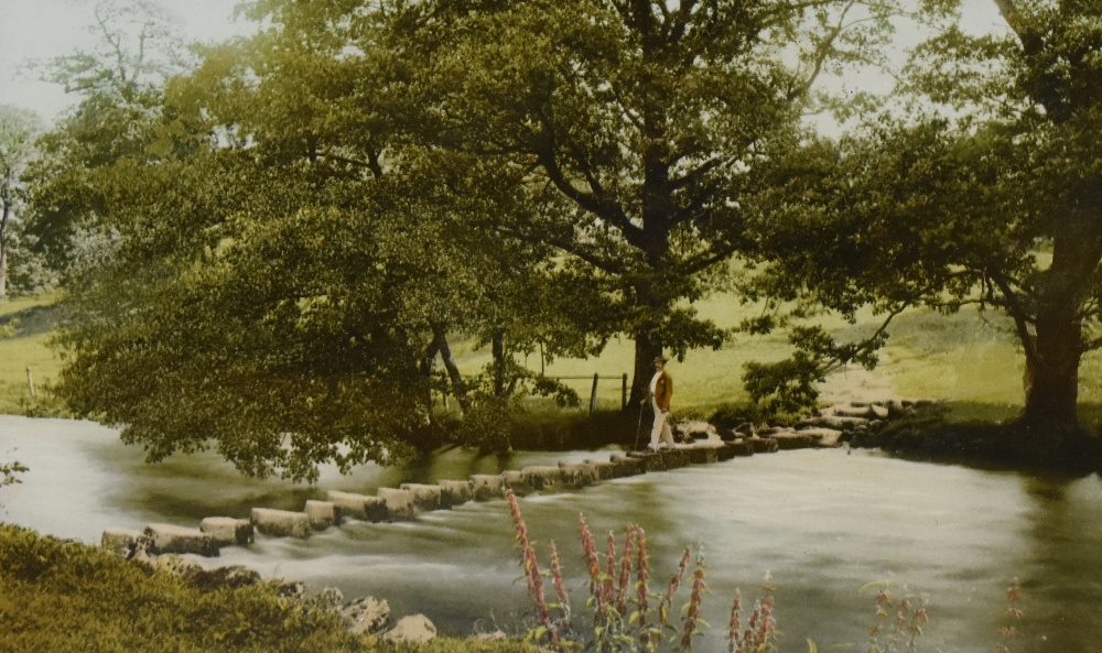 *Local Interest - Four coloured photographic prints of Lakeland scenes, displayed within ornate - Image 5 of 6