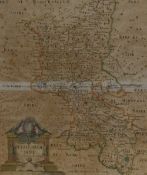 After Robert Morden (1650-1703, British cartographer), two hand-coloured antiquarian maps