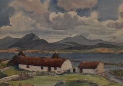 Molly Mounsey (20th Century, British), in the manner of Paul Henry (1877-1958, Irish), watercolour
