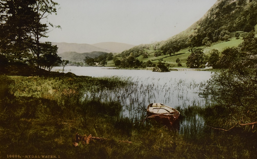 *Local Interest - Four coloured photographic prints of Lakeland scenes, displayed within ornate - Image 4 of 6