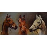 After Susan Crawford (b.1941, British), coloured print, 'We Three Kings', an equestrian portrait,