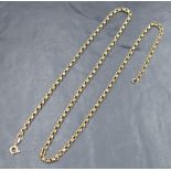 A 9ct gold belcher link chain, approx 20' & 11.8g