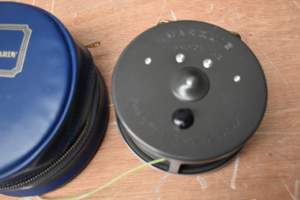 A Hardy Fly reel Marquis mk 2 loaded with line in original case - Image 2 of 2