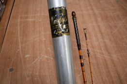 A Hardy Palakona 'the Viscount Grey' 2pc 10ft 6in split fly rod cane in excellent condition in