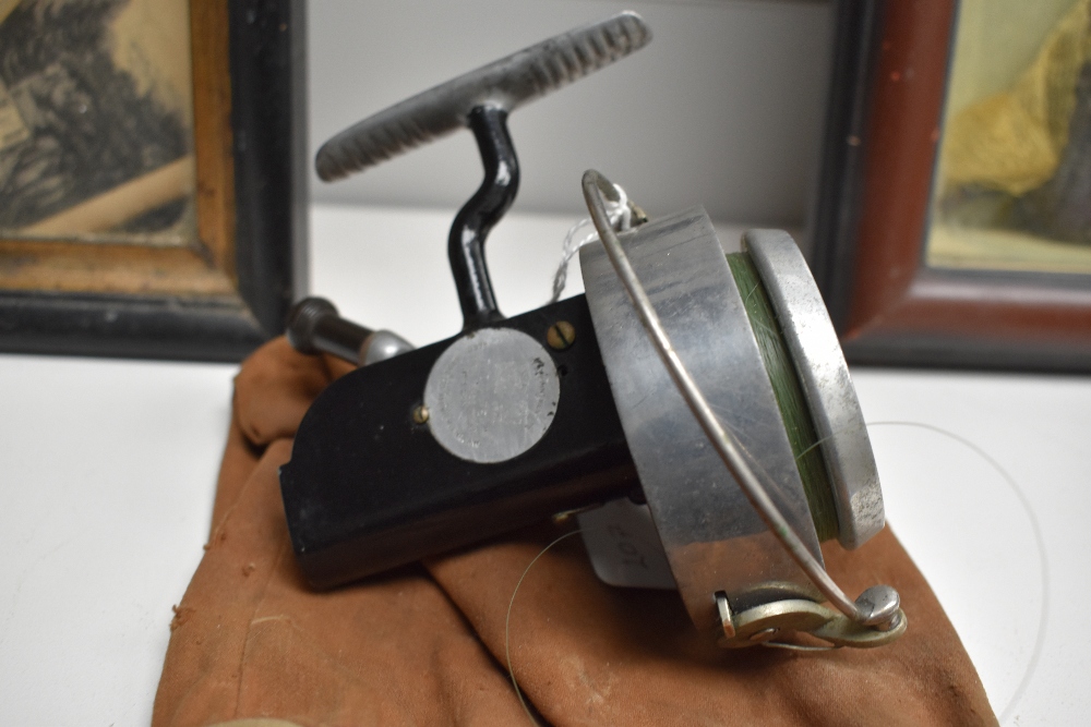 A Hardy Altex reel No3 mark 7 in a draw string pouch - Image 2 of 2