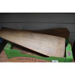 Four french walnut shotgun stock blanks. Finely figured. Selected by master gunmaster