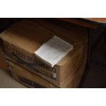 2 boxes of gun cleaning cloths approx 3500