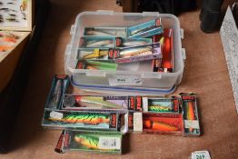 A box containing fifteen unused boxed Rapala Lures