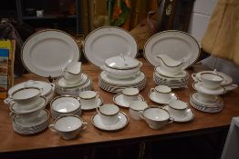 A Coalport 'Zenith' part dinner service (approx 73 pieces ) including tureens and gravy boats.