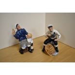 Two Royal Doulton bone china figures, comprising Song of the Sea HN2729 and The Lobster Man HN2323