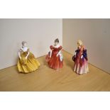 Two Royal Doulton bone China figurines, comprising Kathleen HN1291 (un-named and without HN number