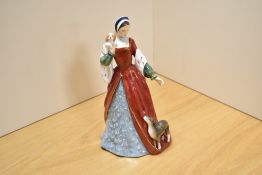 A limited edition Royal Doulton bone china figurine 'Anne Boleyn' HN3232 number 3064/9500