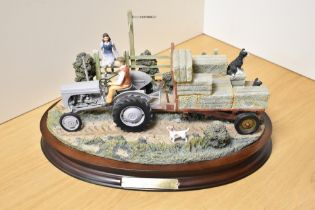 A large Country Artists agricultural diorama 'The Hay Ride' after the original by Vaughan