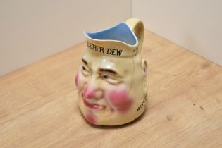 A Mitchell Brothers Limited, Glasgow, Heather Dew old Scotch whisky 'Toby' water jug 15cm