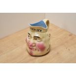 A Mitchell Brothers Limited, Glasgow, Heather Dew old Scotch whisky 'Toby' water jug 15cm