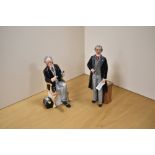 Two Royal Doulton bone china figures, comprising 'Statesman' HN2859 and 'The Doctor' HN2858