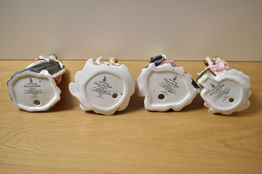 A group of four limited edition Royal Doulton bone china Queens of The Realm figurines, comprising - Image 2 of 3
