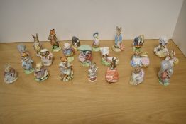 A collection of twenty two Beswick, John Beswick for Royal Doulton and Royal Albert Beatrix Potter