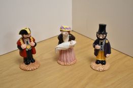 A group of three Beswick Pottery Trumpton Camberwick Green figures, comprising The Mayor TR2 1222/